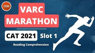 CAT 2021 VARC Marathon | Slot 1 | CAT RC Solutions Ft. Jatin, VARC Lead Faculty | 2IIM CAT Prep