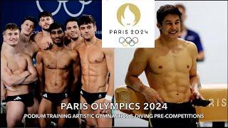 PARIS OLYMPICS 2024 Podium Training Artistic Gymnastics & Diving : Behind the Scenes