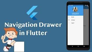 Navigation Drawer Tutorial in Flutter | Side Drawer | Sidebar Drawer in Flutter