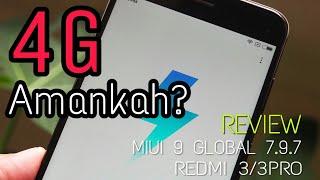 Review MIUI 9 Global Redmi 3/3Pro. Apakah 4G Aman?