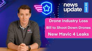 Drone News: Drone Industry Loses a Major Player, Bill Would Allow Shooting Drones, & Mavic 4 Leaks.