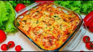 Вкусное филе минтая с овощами в сметанном соусе, запеченное в духовке  Сочная и нежная рыба на ужин