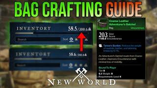 Increase your carry capacity - New World - Bag Crafting Guide