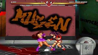 A-Shi Vs Lucy Fernandez | Mugen Fighting Games