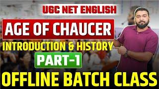 Age of Chaucer! Introduction & History! Offline Class Delhi! Google Drive Batch Part-1 #vineetpandey