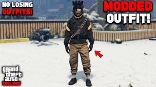 GTA 5 Online Easy Tan Joggers Modded Outfit With Glitched Armor! (No Transfer)