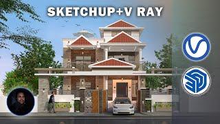 Sketchup & V ray 2024 Bangla tutorial ৷৷ Advance Modeling & Rendering