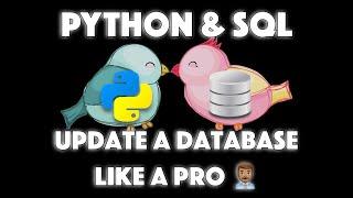 How to Manage a Database with Python, Pandas & SQL - UPDATE a DB professionally [DO NOT SKIP THIS!]