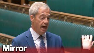 Nigel Farage sworn in to House of Commons