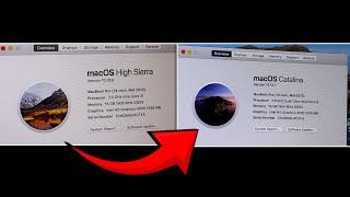 how to update macOs From high sierra 10.13.6 to Catalina 10.15.7