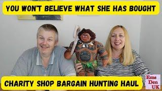 She's Bought Another Oversized Item - Charity Shop Haul & Listing Values - UK eBay Reselling Couple