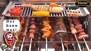 Einfach locker alles weggrillen: Multi Champ Holzkohlegrill aus Edelstahl