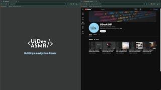 ASMR UI Dev - Building a navigation drawer in React