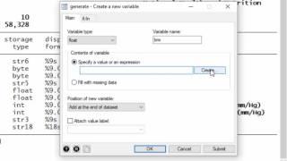 Data management: How to create a new variable that is calculated from other variables