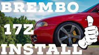 Audi B5 S4 BBK Brembo 17Z Brake Install