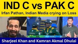 Irfan Pathan Crying on India Champions Loss vs Pakistan Champions | Indian Media, Vikrant Gupta