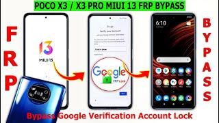 Poco X3 / X3 Pro Frp Bypass Miui 13  New Security Update 2024  No Need for Computer  FRP Unlock 