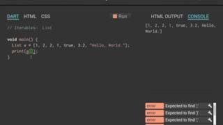 Dart Computer Programming for Beginners: 08 Iterables - Lists
