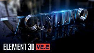 Epic 3D Text Intro I After Effects 2020 I Element 3D Tutorial I FREE PROJECT FILE