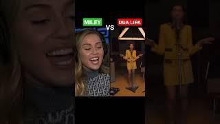 MILEY CYRUS vs DUA LIPA live #shorts