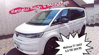 Volkswagen Multivan T7 2.0 TSI 204 PS Review nach 6 Monaten Nutzung