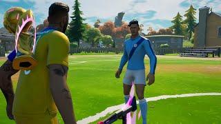 Complete quests from Soccer characters - Fortnite Challenge Guide