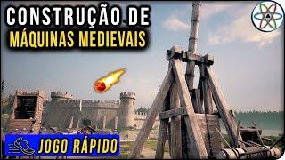 CRIANDO e TESTANDO MÁQUINAS MEDIEVAIS! | Medieval Machines Builder