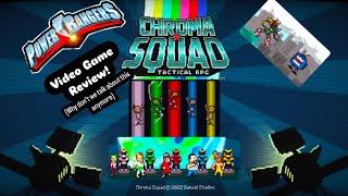 Power Rangers Video Game Review - Chroma Squad