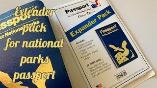 Expander pack for Americas National parks passport unboxing and review