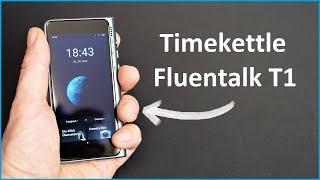 Beinah Smartphone: Timekettle Fluentalk T1 - Portable Translator mit 2 Jahren Internet & 40 Sprachen