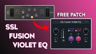 I've created a SSL FUSION VIOLET EQ clone in PATCHER [FREE DOWNLOAD]