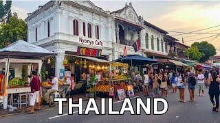 Walking Through Phuket Old Town, Thailand in 4K HDR | Stunning Streets & Architecture Tour