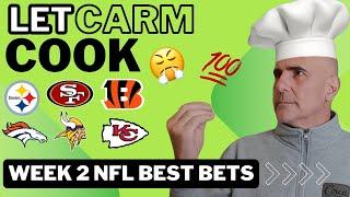 Best NFL Week 2 Picks and Predictions | Let Carm Cook | 2024 NFL Weekly Picks