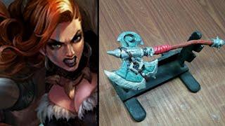 Hilda Battle Axe - Mobile Legends Polymer Clay Tutorial