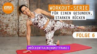 Rücken-Workout: Folge 6 | #rückentrainingmitfranzi | DAK-Gesundheit