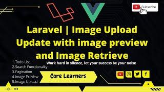 16.  Laravel and Vue js Image Update with image preview and Image Retrieve