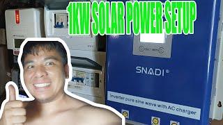 SOLAR-SNADI/SNAT 1KW DIY SOLAR POWER SYSTEM SETUP