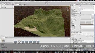 Workflow Houdini FX Terrain Tools for UNITY 3D Terrains (engl)