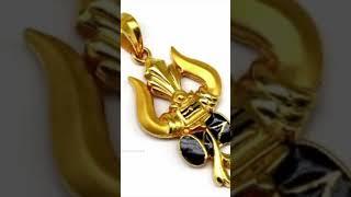 Shiva damaruga gold pendant#in2023