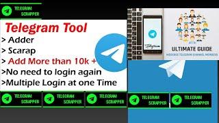 Telegram Unlimited Members Adder 2021 - #Telegram member adder