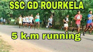 SSC GD running 5 km  | SSC GD physical test | vlog_12