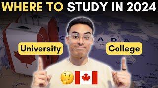 UNIVERSITY vs COLLEGE in Canada in 2024? (Which is Better and How To Get Guaranteed Admission)