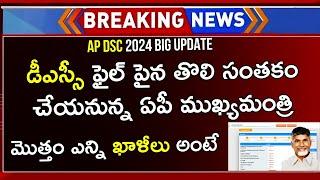 AP DSC 13000 Posts Notification 2024 Latest News Today | AP DSC Notification 2024 | AP DSC News 2024