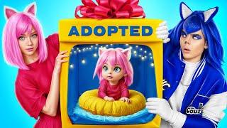 I Was Adopted by SHIN SONIC! How to Become Super SHIN SONIC?! Extreme Makeover Adventure