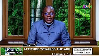 DAILY FOUNTAIN DEVOTIONAL OF OCTOBER 02, 2024 -THE REV'D. FOLAYAN MICHAEL OLUWASEGUN