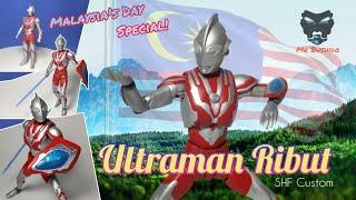 SHF Ultraman Ribut Malaysia's Day Special Build (Custom build by Sofubi Ultraman Ribut and Bodykun)