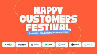 Join us at The Happy Customers Festival (100% free + virtual)