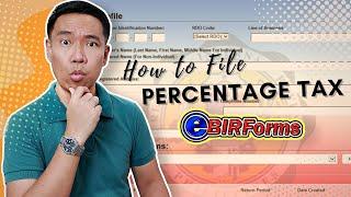 How to File Quarterly Percentage Tax Return (2551Q) using eBIR Forms with Penalties