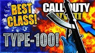 TYPE-100 BEST CLASS SETUP COD WW2 MULTIPLAYER! WW2 BEST TYPE 100 CLASS SETUP! TYPE 100 BEST CLASS!