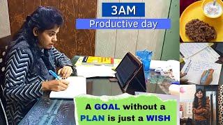 Woke up at 3:30 AM Study Vlog | Productive day in my life